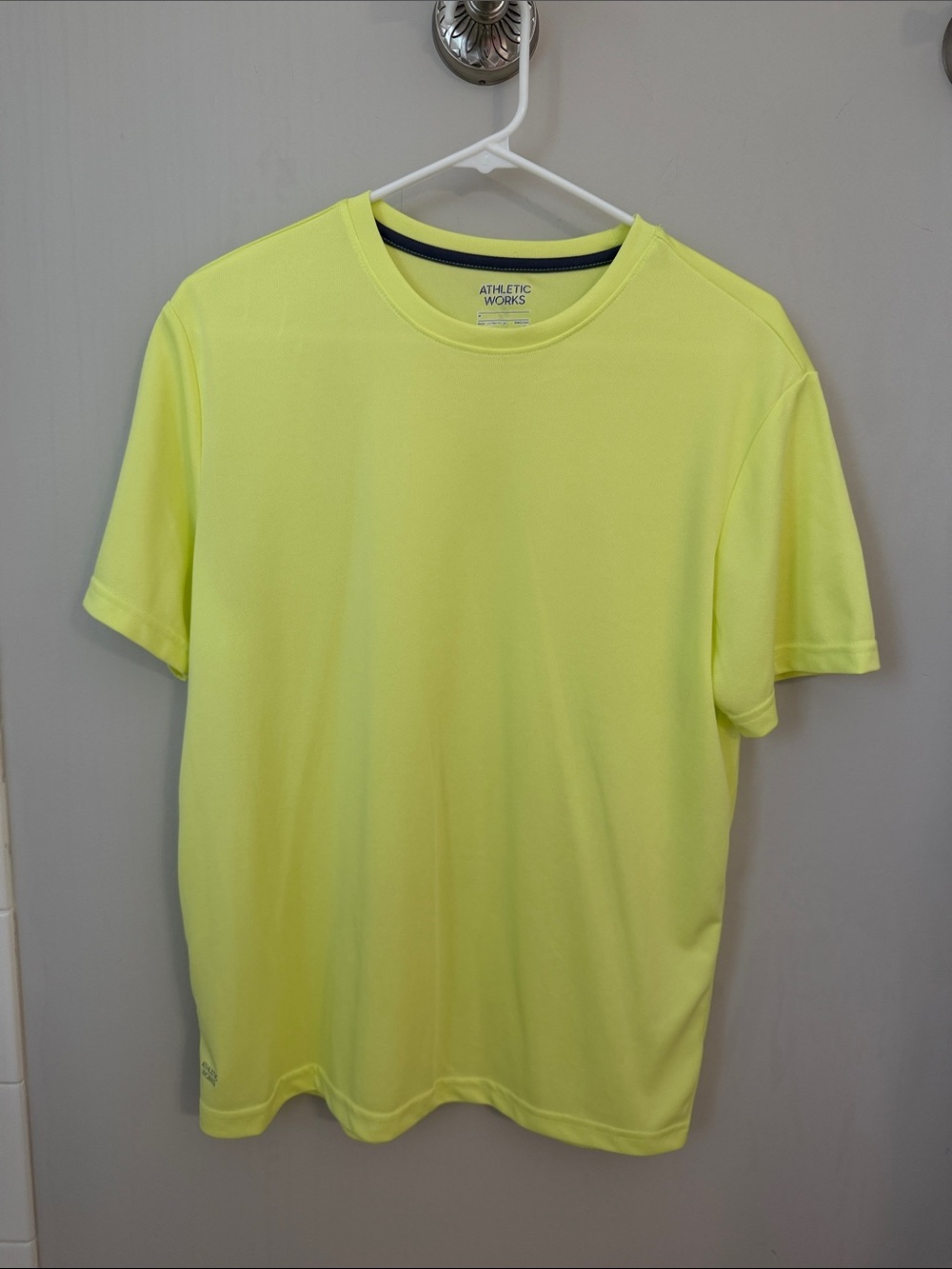Athletic Works High-Vis Yellow Short Sleeve Performance Tee